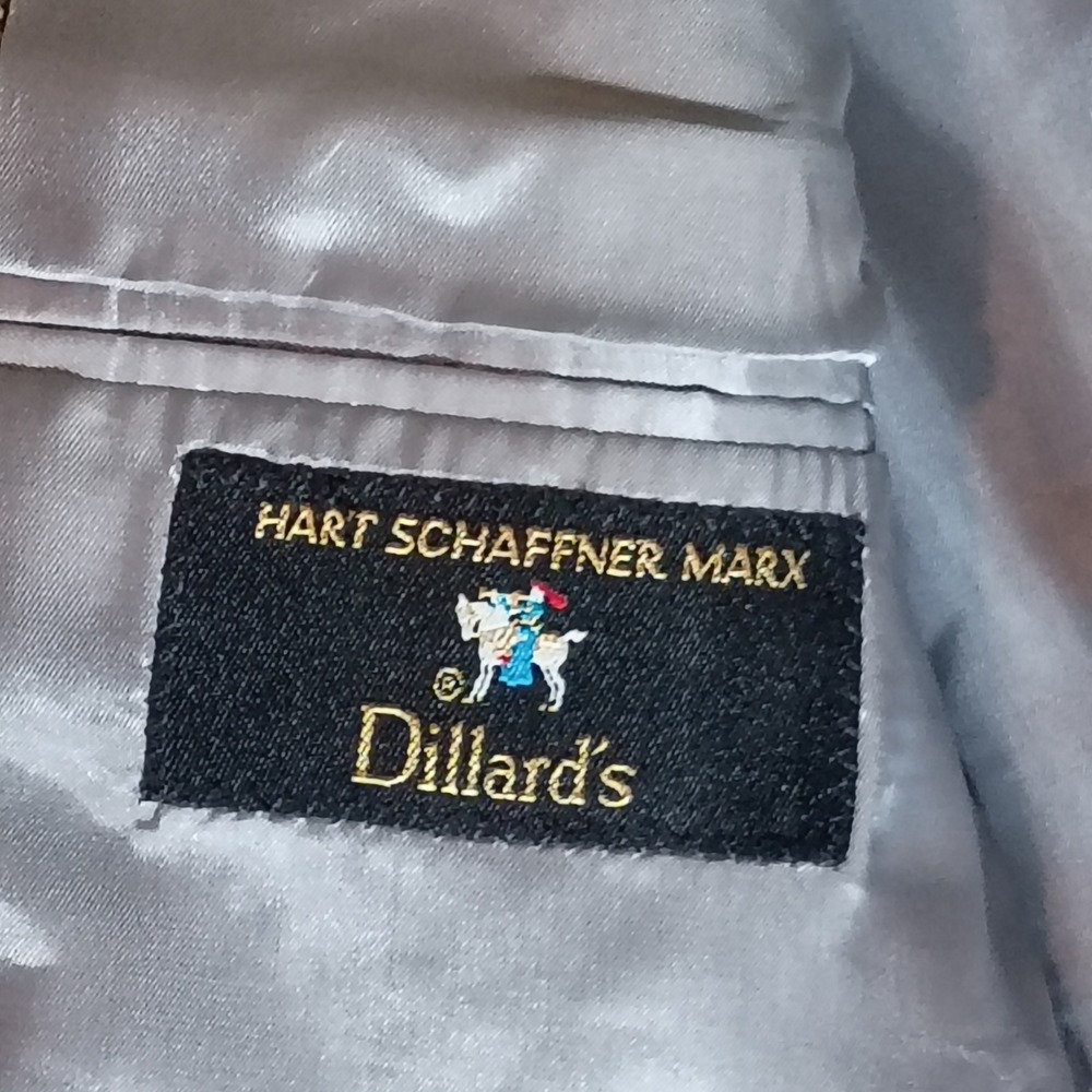 Hart Schaffner Marx Blazer Mens 40R Tan 3 Button Sport Coat Dillard's - Picture 10 of 15